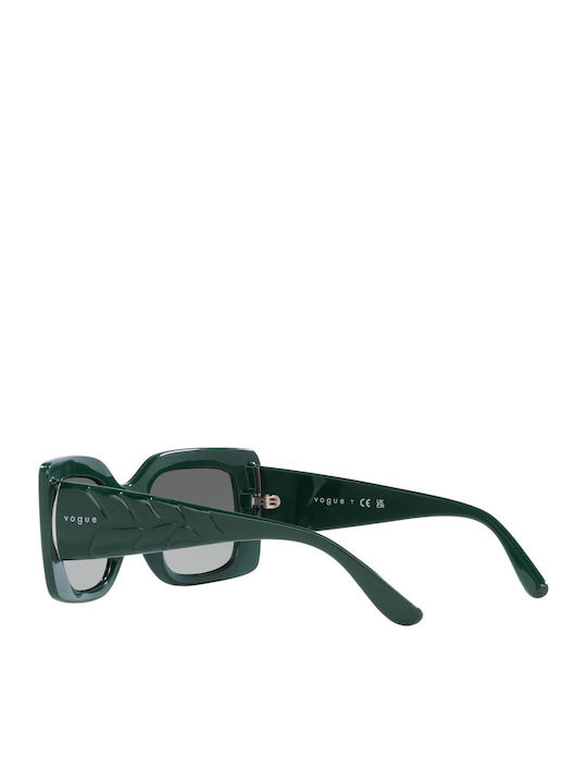Vogue Women's Sunglasses with Green Plastic Frame and Gray Gradient Lens VO5481S 3050/11