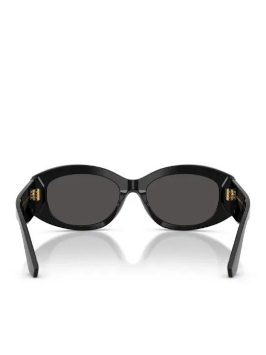Dolce & Gabbana Women's Sunglasses with Black Tartaruga Horn-Rimmed Frame and Grey Lens DG4502 501/87