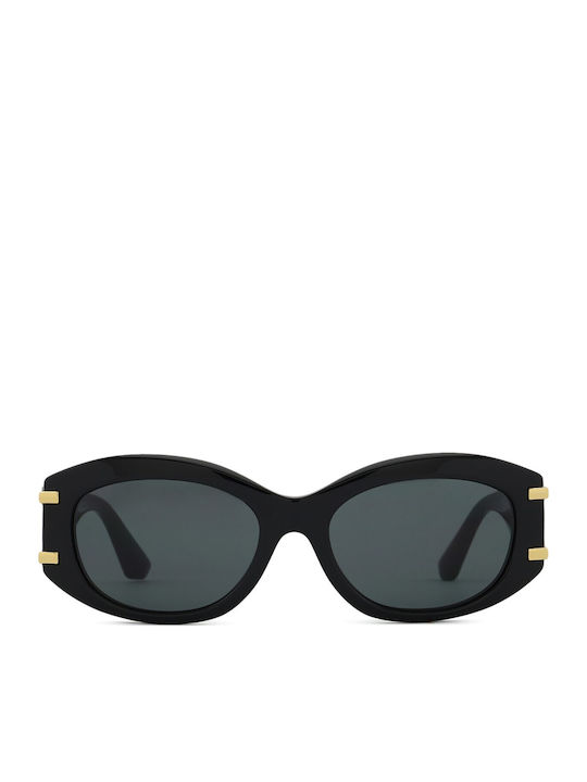 Dolce & Gabbana Women's Sunglasses with Black Tartaruga Horn-Rimmed Frame and Grey Lens DG4502 501/87