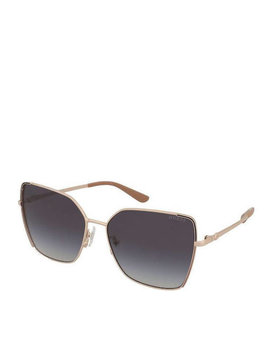 Guess Ochelari De Soare Pentru Femei Cu Ramă Metalică Neagră Și Lentile Gri Degrade GU00192 32B