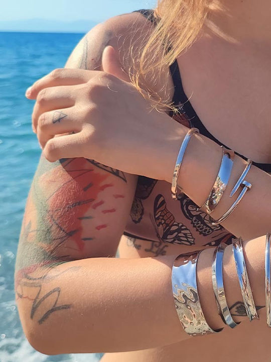 Theodora's Jewellery Armband Handschellen Aus Stahl