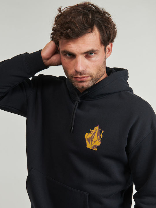 Callum Rooney Sweatshirt mit Kapuze Schwarz