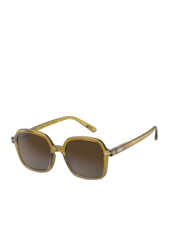 Izipizi Unisex Sunglasses with Green Frame and Green Lens