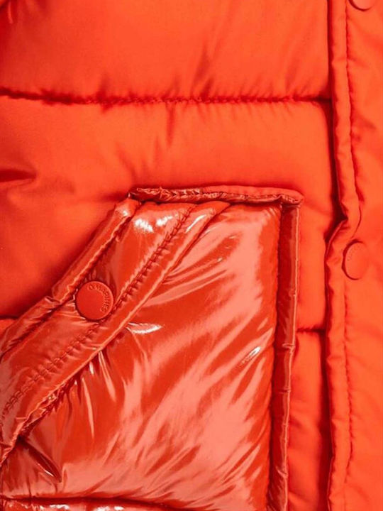 Kinder Freizeitjacke mit Kapuze Orange