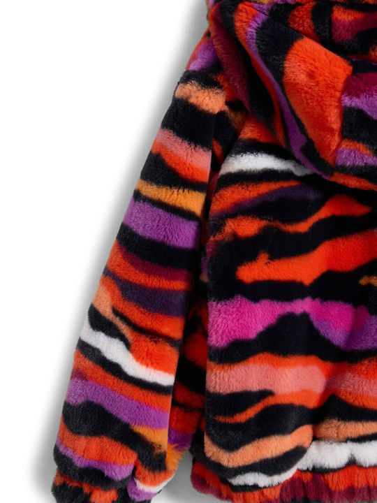 Kids' Coat with Hood Fuxia Magico Aida