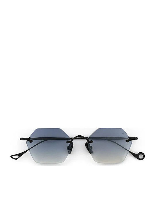 Eyepetizer Unisex Sunglasses with Black Metal Frame and Blue Gradient Lens CARNABY-C.6-51