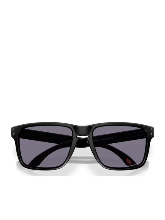 Oakley Holbrook XXL Herren Sonnenbrille mit Schwarz Kunststoff Gestell und Gray Linse