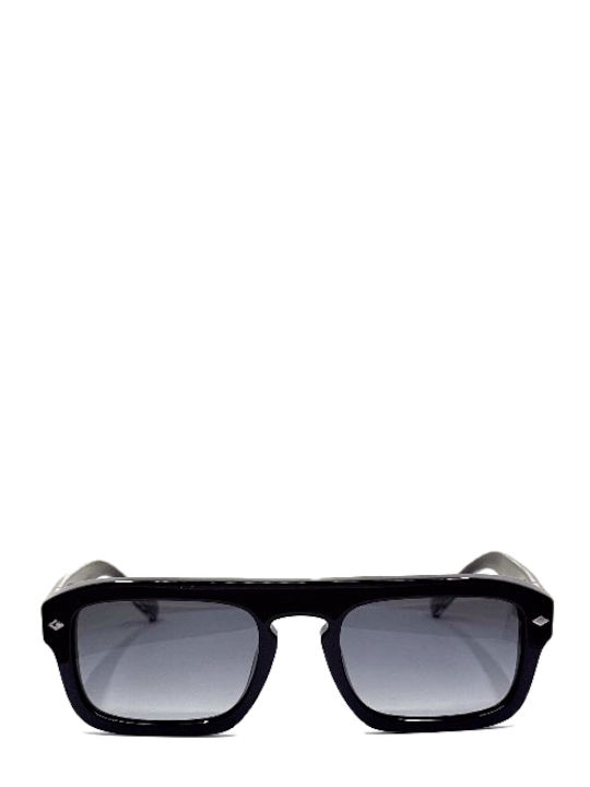 Vogue Men's Sunglasses with Black Plastic Frame and Gray Gradient Polarized Lens VO5620S W44/T3