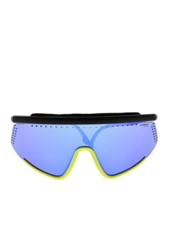 Carrera Hyperfit Унисекс Слънчеви Очила с Многоцветна Пластмасова Рамка и Сиви Стъкла 10/S BHP/ZO