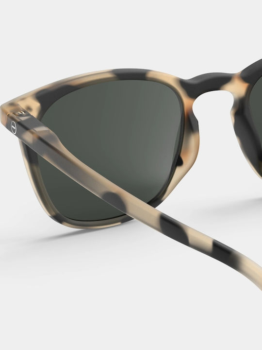 Izipizi Men's Sunglasses With Brown Tartaruga Horn-Rimmed Frame And Gray Lens