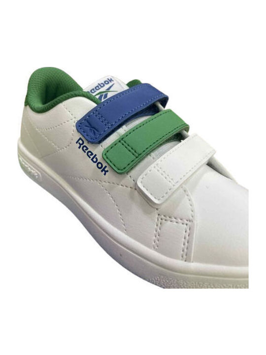 Court Kids Sneakers with Scratch White