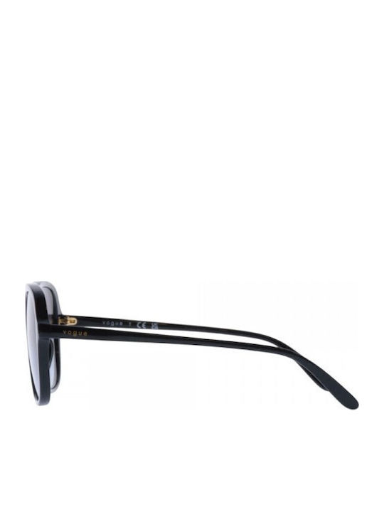 Vogue Feminini Ochelari de soare cu Negru Cadru și Negru Degrade Lentilă VO5601S W44/8G