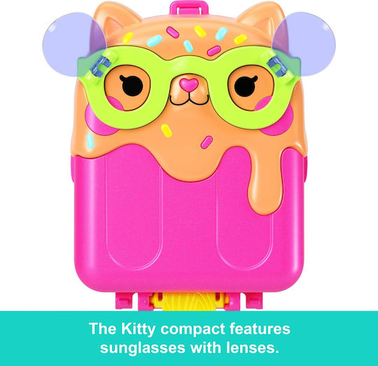 Polly Pocket Polly Mini The World of Polly Sets Kitty Popsicle Resort Compact Jcb17