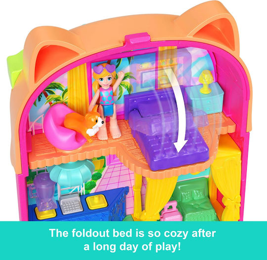 Polly Pocket Polly Mini The World of Polly Sets Kitty Popsicle Resort Compact Jcb17