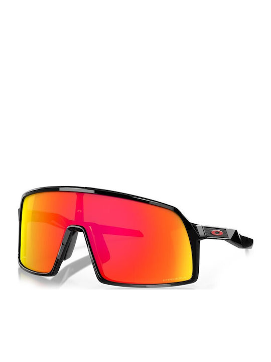 Oakley Sutro S Men's Sunglasses with Black Plastic Frame and Red Mirror Lens OO9462-09