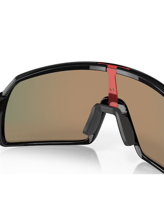 Oakley Sutro S Men's Sunglasses with Black Plastic Frame and Red Mirror Lens OO9462-09