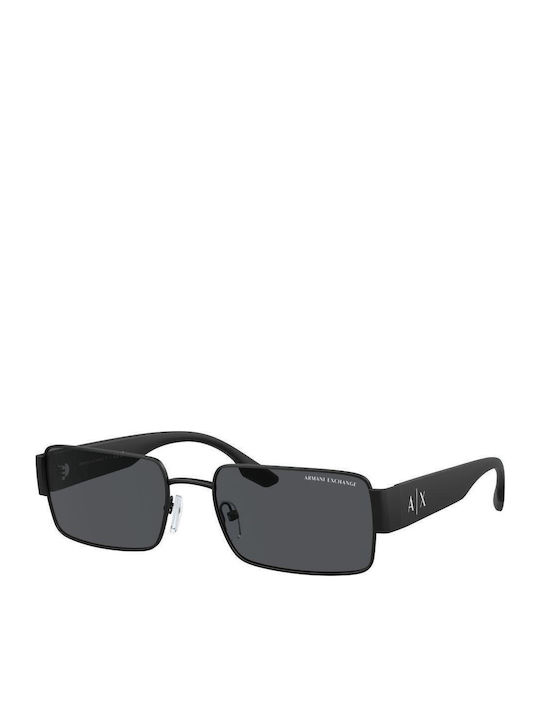 Armani Exchange Unisex Γυαλιά Ηλίου με Μαύρο Κοκκάλινο Σκελετό και Γκρι Φακό AX2052S 600087