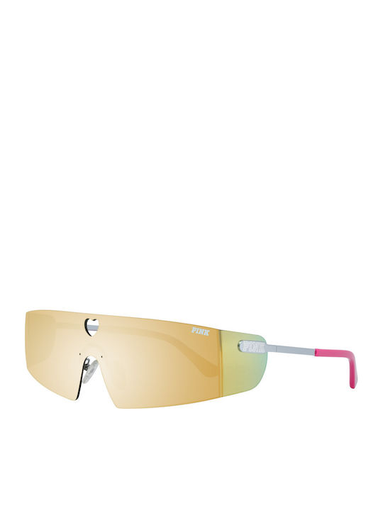Benetton Men's Sunglasses with Gray Metal Frame and Gold Mirror Lens BE5091 549
