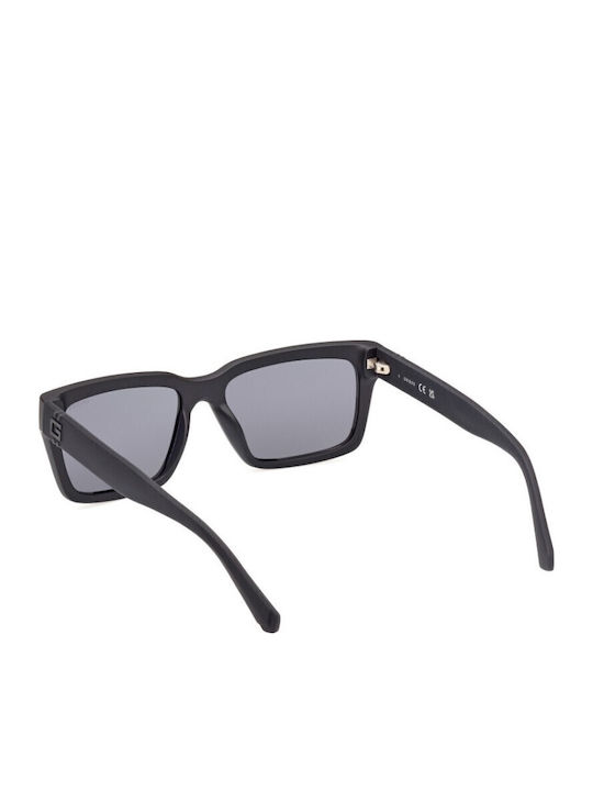 Guess Bărbătești Ochelari de soare cu Negru Cadru și Negru Oglindă Lentilă GU00121 02D