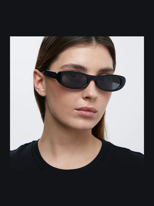 Meller Malaika Unisex Sunglasses with Black Plastic Frame and Orange Lens ML-TUTORANGE