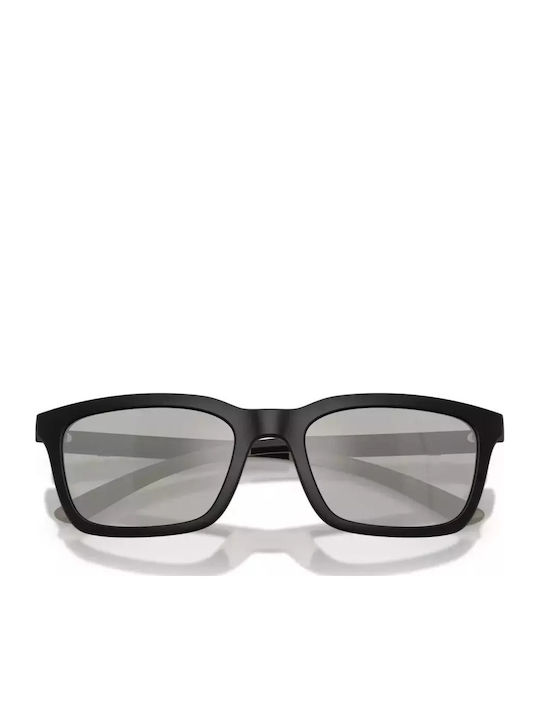 Emporio Armani Men's Sunglasses with Black Horn-Rimmed Frame and Grey Lens EA4249U 500181
