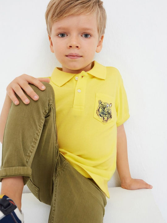 Kids' Polo Short Sleeve Yellow