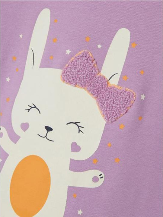 Kinder-T-Shirt Flieder
