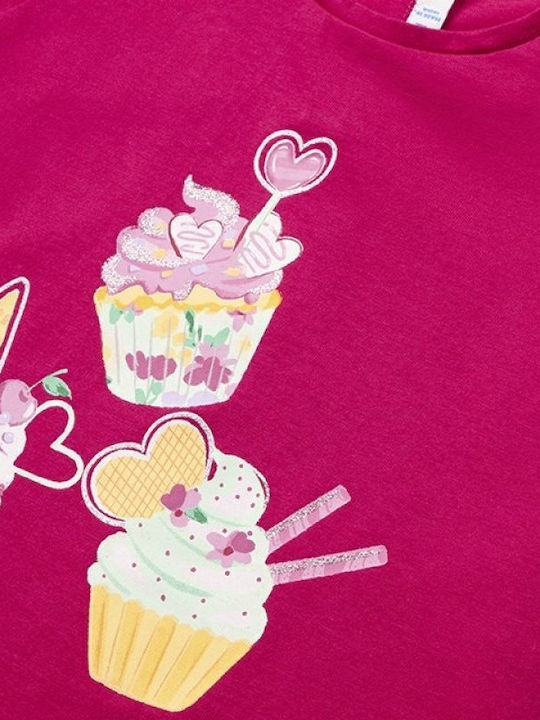 Παιδικό T-shirt Φούξια