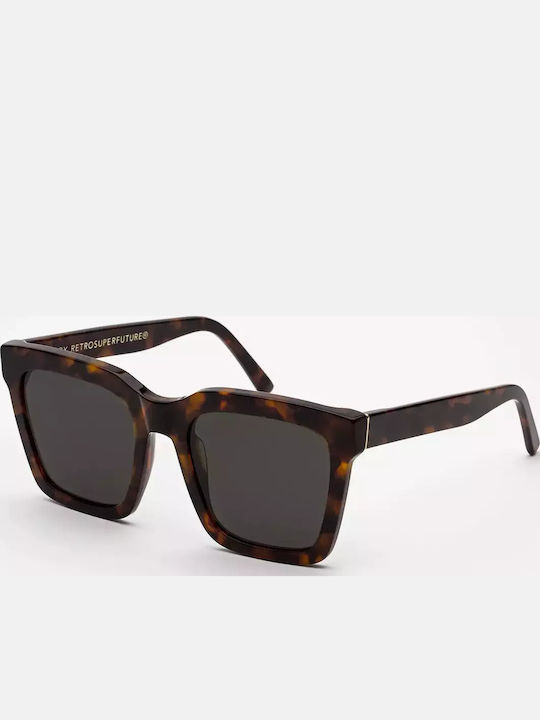 Retrosuperfuture Aalto Women's Sunglasses with Brown Tartaruga Plastic Frame and Gray Lens