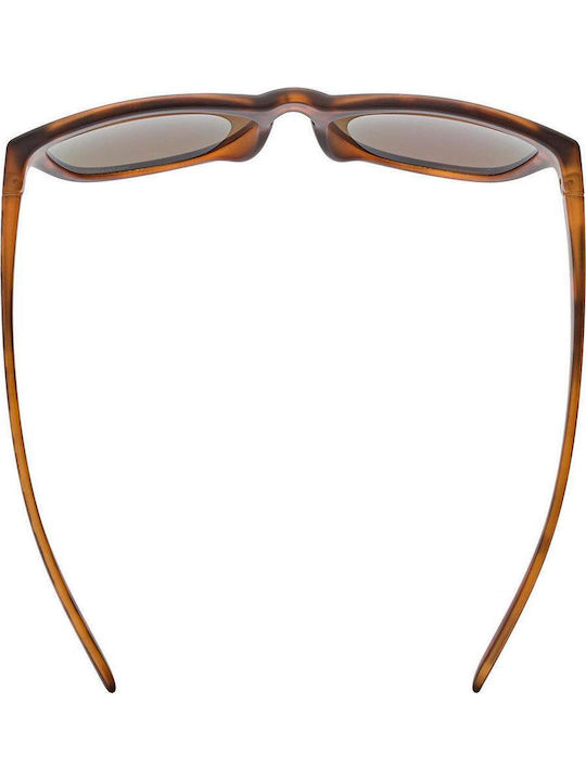 Uvex Lgl 48 Colorvision Unisex Sunglasses with Brown Tartaruga Plastic Frame and Green Mirror Lens S5320636695