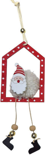 Hängender Weihnachtsbaumschmuck Hütte Holz 7x18cm Verschiedene Designs oder Farben