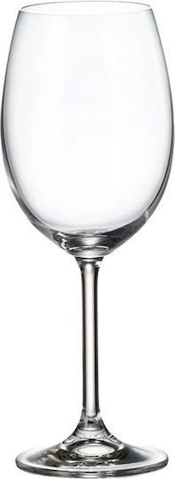 Bohemia Gastro Set of Glasses for Red Wine made of Crystal Stemmed 450ml 6pcs