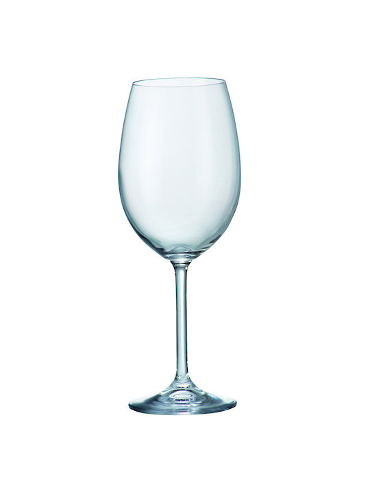 Bohemia Gastro Set of Glasses for Red Wine made of Crystal Stemmed 450ml 6pcs