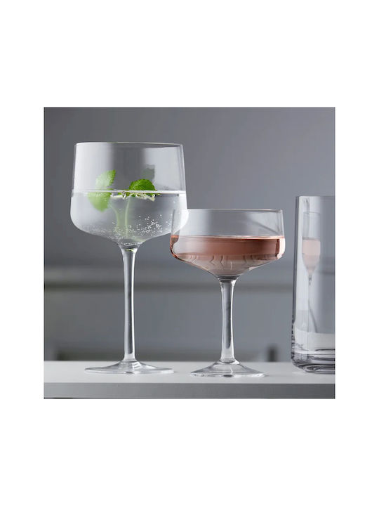 Zone Denmark Set de Pahare Cocteiluri din Cristal Fără Colțuri 270ml 2buc