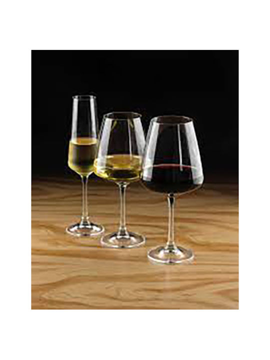 Bohemia Loxia Set of Glasses for Red Wine made of Crystal Stemmed 400ml 6pcs