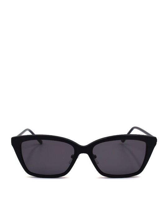 adidas Women's Sunglasses with Black Plastic Frame and Black Lens AOK008-009000