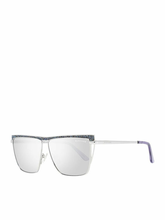 Guess by Marciano Дамски Слънчеви Очила с Сребърна Метална Рамка и Сиви Стъкла GM0797 10Z