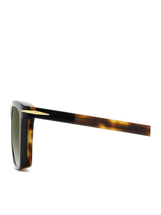 David Beckham Men's Sunglasses with Black Plastic Frame and Brown Gradient Lens DB 7000/S XWY/9K