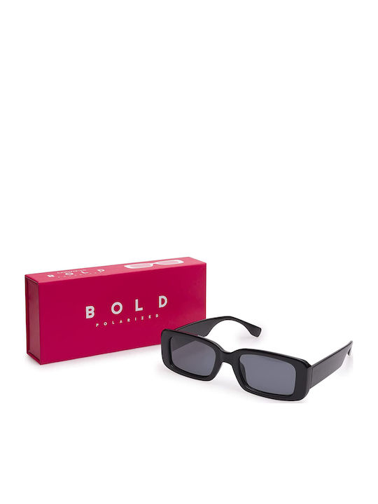 Contacta Women's Sunglasses with Orange Plastic Frame and Gray Polarized Lens