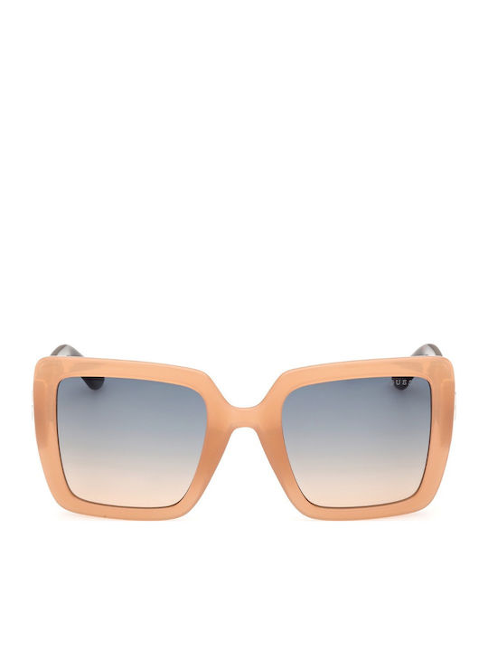 Guess Guess Women's Sunglasses with Black Horn-Rimmed Frame and Blue Gradient Lenses GU00103 57P