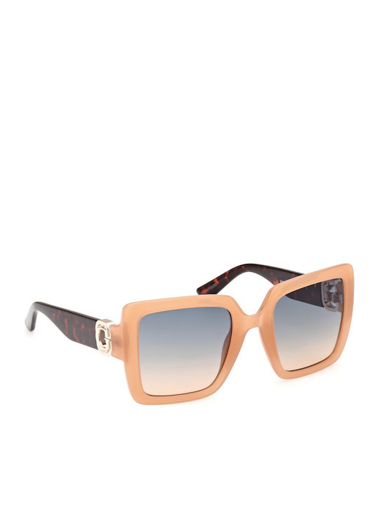 Guess Guess Women's Sunglasses with Black Horn-Rimmed Frame and Blue Gradient Lenses GU00103 57P