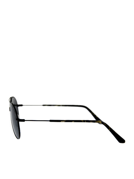 Gant Men's Sunglasses with Black Metal Frame and Polarized Lens GA7097 02D