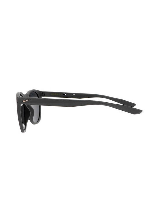 Nike Essential Horizon Unisex Sunglasses with Gray Plastic Frame and Black Lens EV1119-220