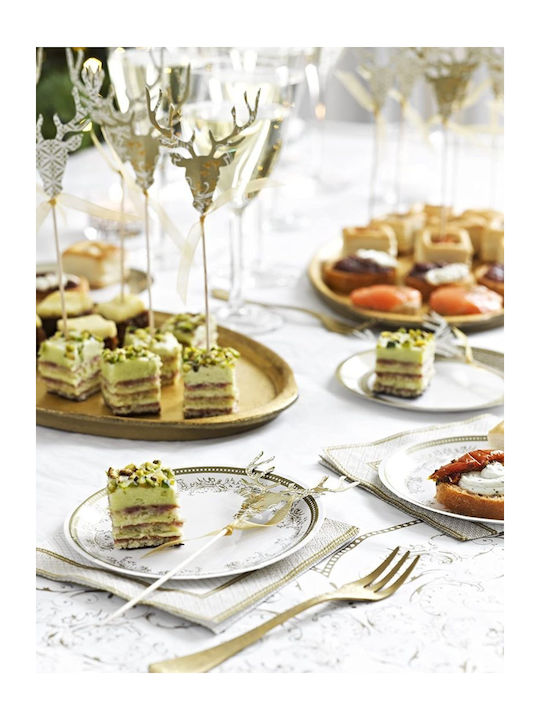 Talking Tables Set Christmas Toothpicks Gold 12pcs