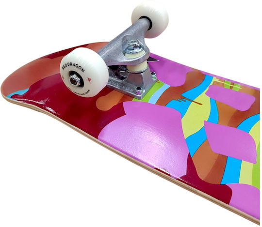 Red Dragon Dripping Chung-pastel Komplett Kurzboard Mehrfarbig