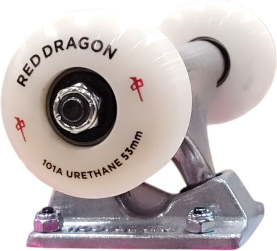 Red Dragon Dripping Chung-pastel Komplett Kurzboard Mehrfarbig