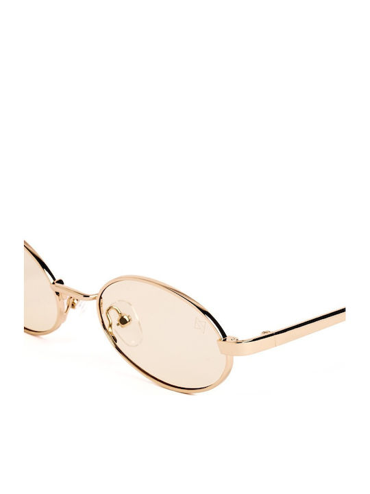 AV Sunglasses Kyoto Unisex Ochelari de soare cu Bej Cadru și Bej Lentilă 127-beige