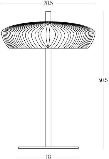 Zambelis Lights Decorative Lamp with Socket for Bulb G9 Gray