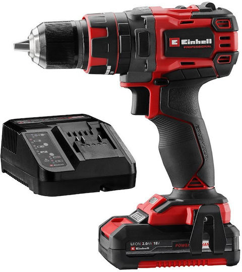 Einhell TP-CD 18/60 Li- i BL Κρουστικό Δραπανοκατσάβιδο Μπαταρίας Brushless 18V 1x2Ah