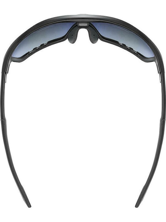Uvex Sportstyle 706 Unisex Γυαλιά Ηλίου με Κοκκάλινο Σκελετό Black Mat Mirror Blue 5320062016